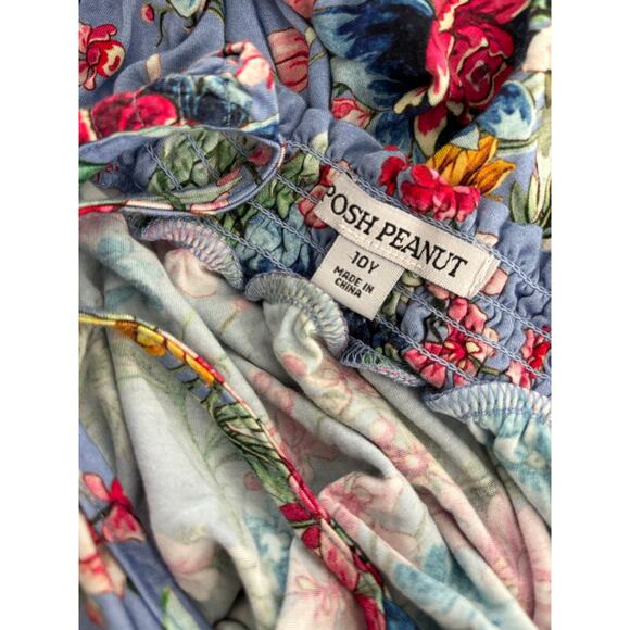 Posh Peanut Floral Jumpsuit Bamboo Size 10 EUC - Picture 4 of 4